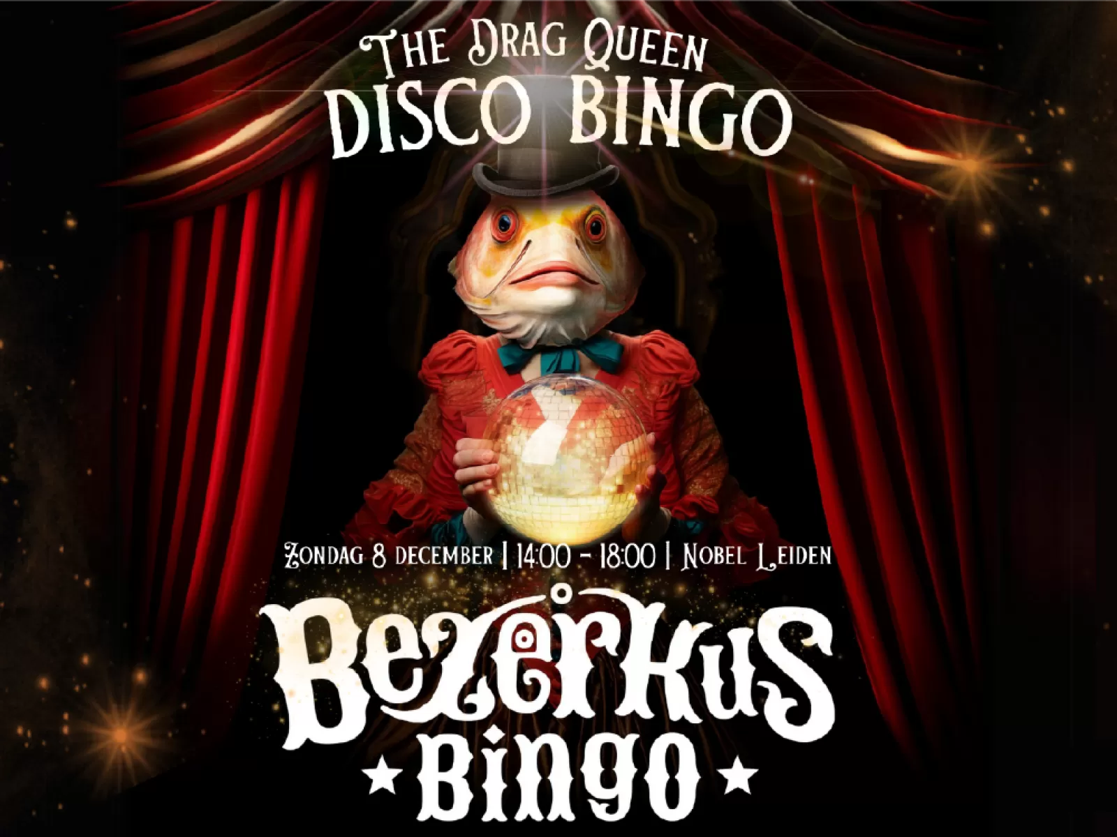 Bezerkus Bingo drag disco spel Leiden Nobel