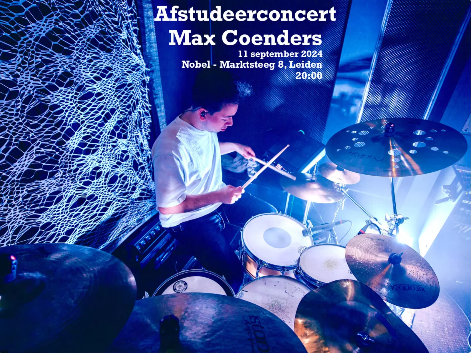 Afstudeerconcert Max Coenders groove conservatorium concert Nobel Leiden