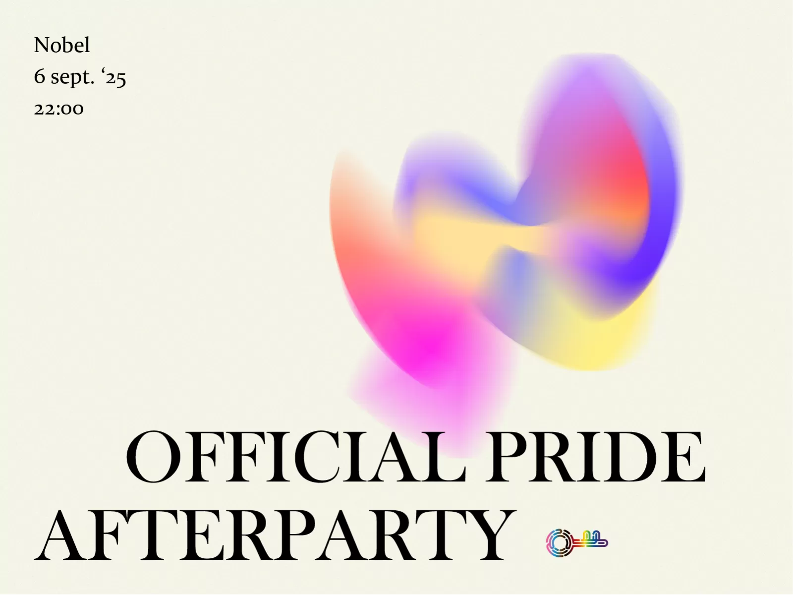 Pride afterparty 2025 queer hits lgbtqia+ club dansnacht Nobel Official Canal Pride Leiden 