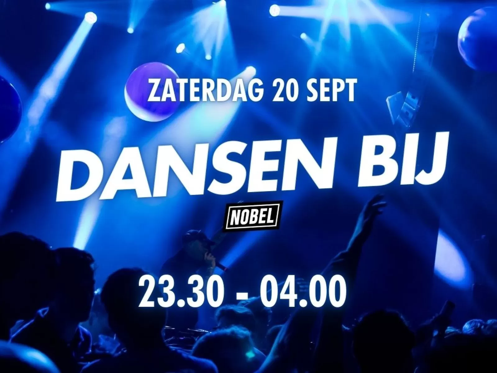 Dansen Bij - zaterdag 20 september in de Nobel