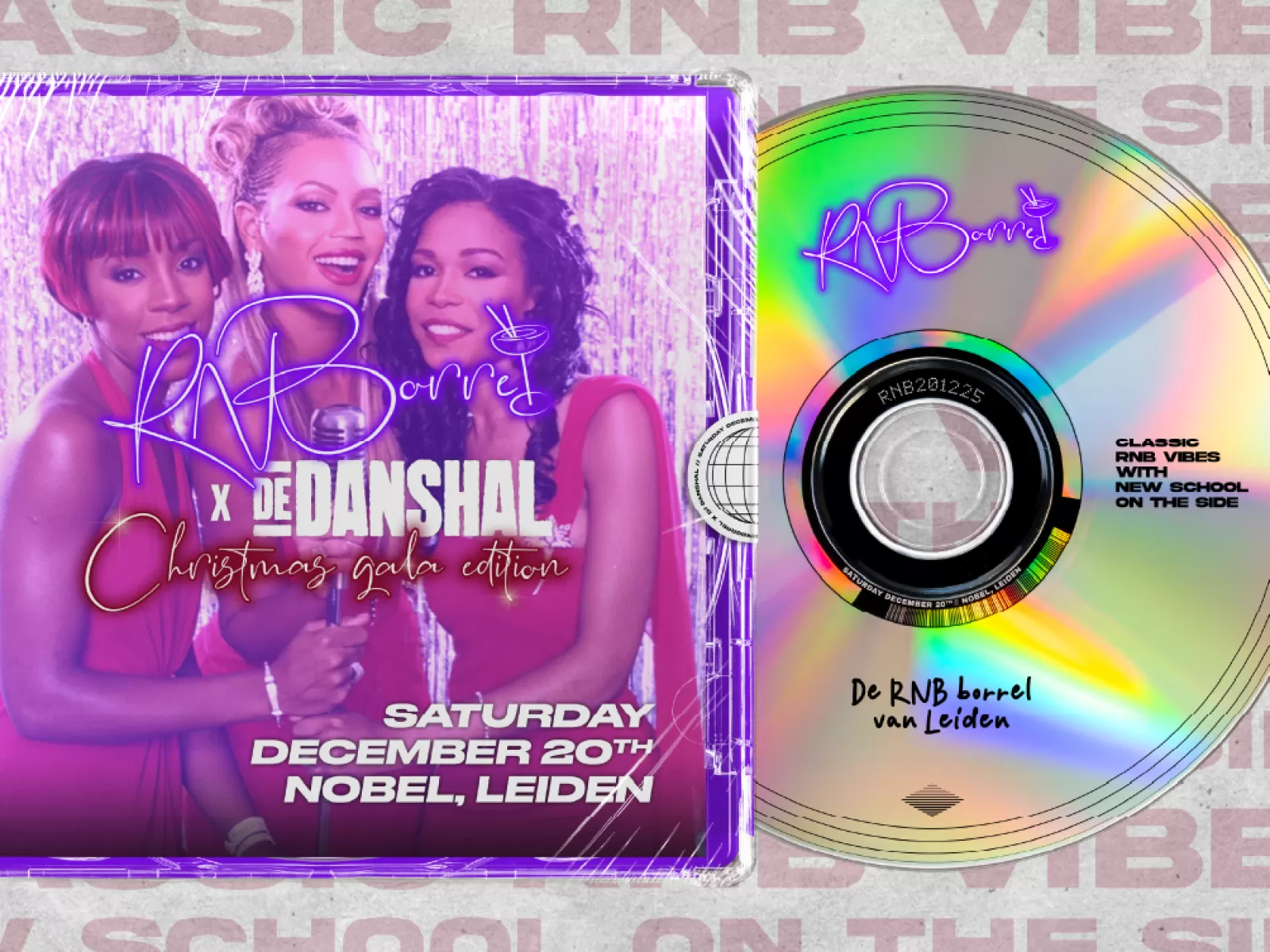 RNBorrel R&B dancehall De Danshal borrel Leiden uitgaan Nobel club