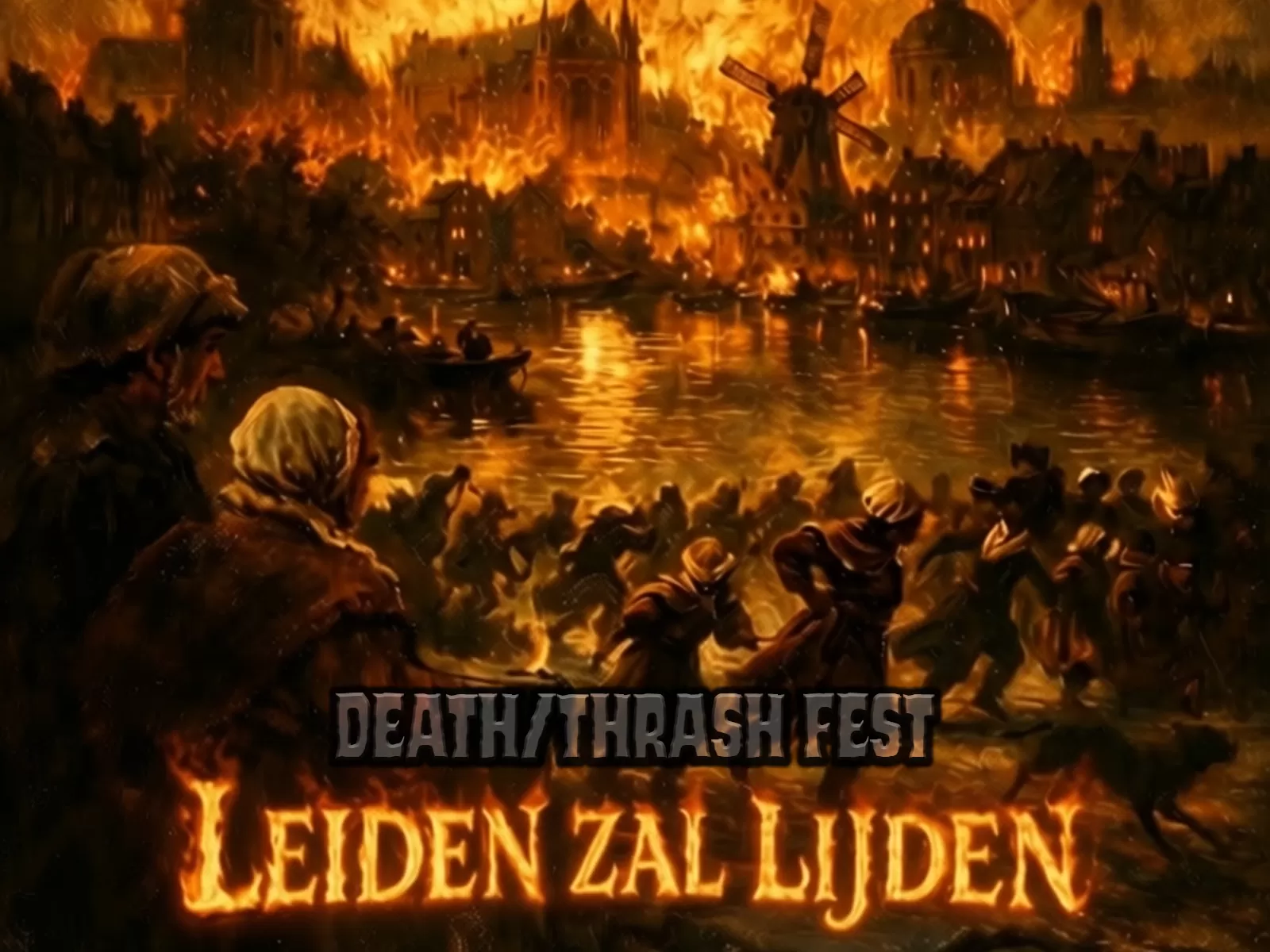 metal heavy metal Leiden zal lijden death thrash snoeihard underground moshpit headbangen riffs intens duister vernietiging metalavond live geweld gitaar