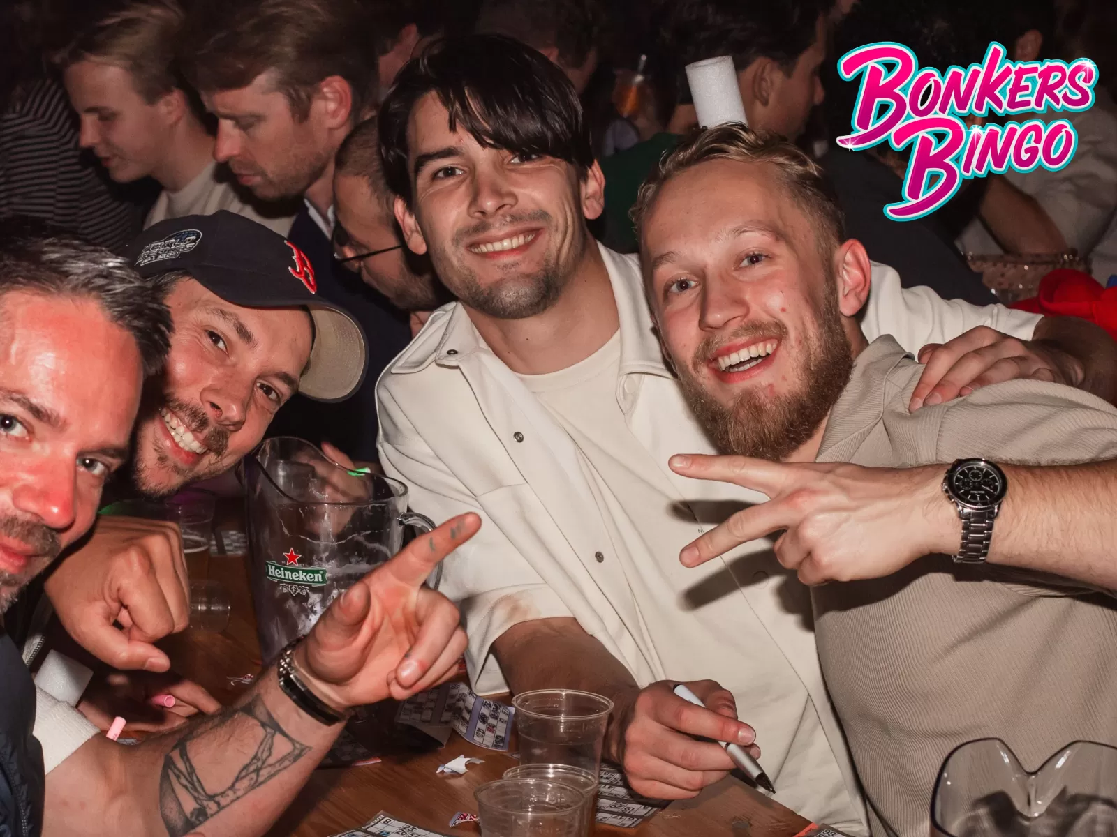 bonkers bingo win game spel muziek prijs dansen zingen nobel leiden