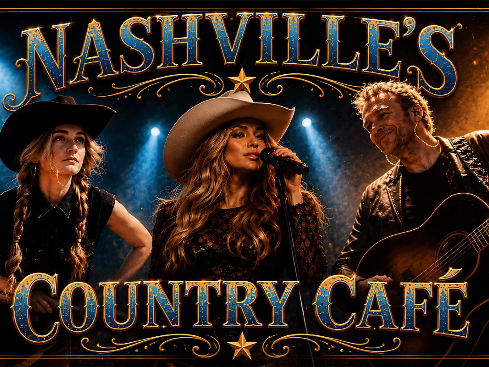 Nashville's country café Nashville western Amerika 