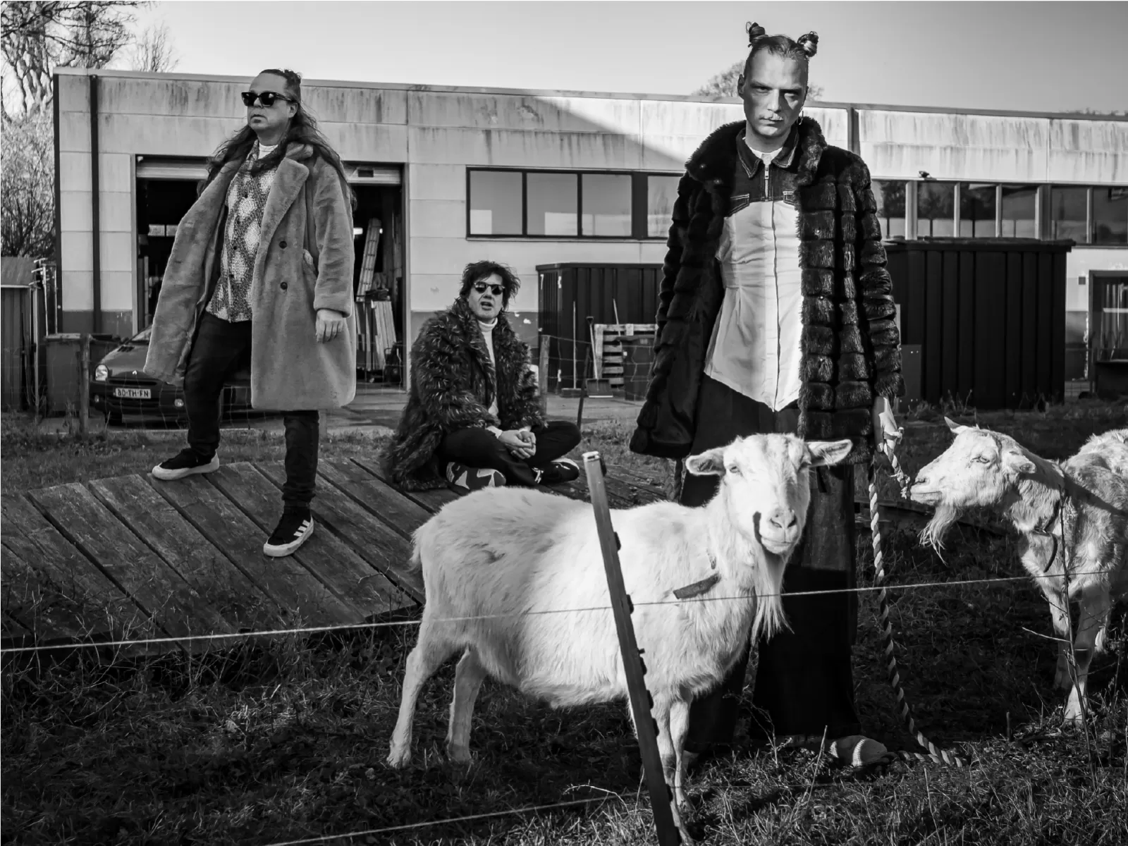 Prins S. en De Geit Kinderboerderij elektro pop live Nobel Leiden