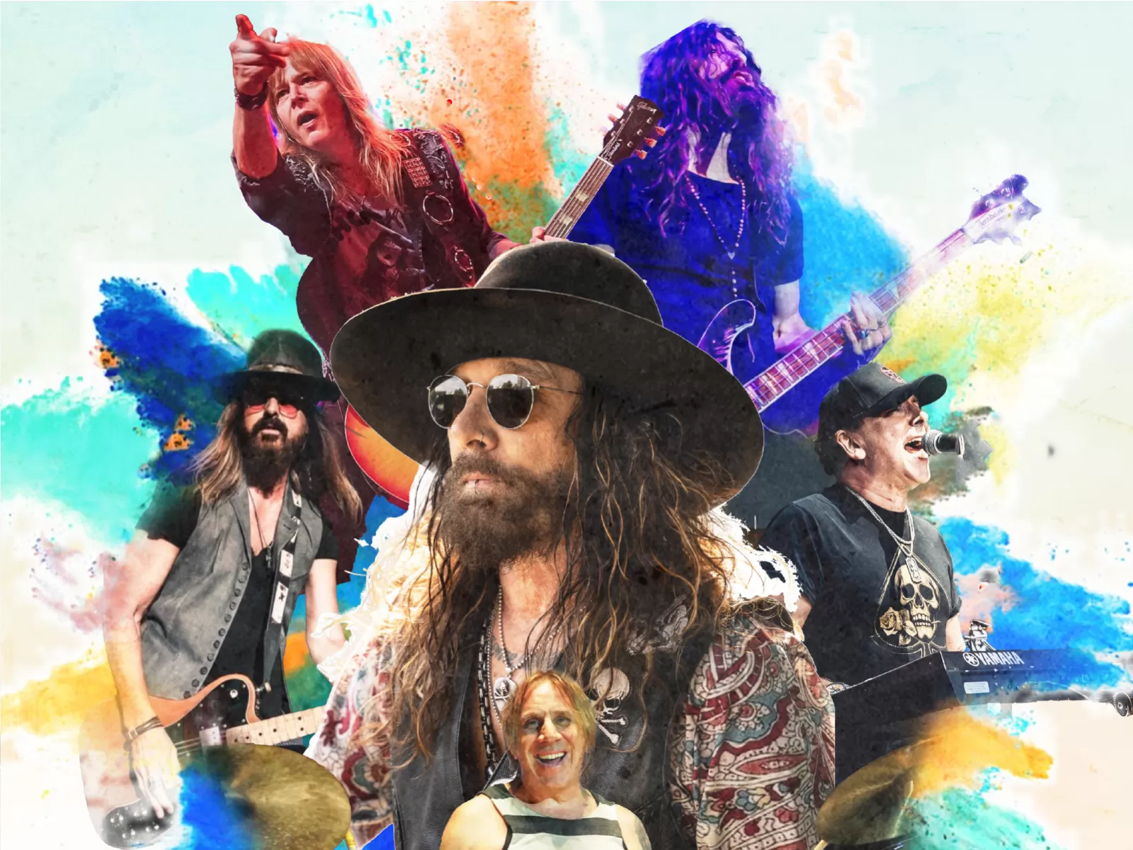 John Corabi Friends Rock Metal Hardrock guitar gitaar drums