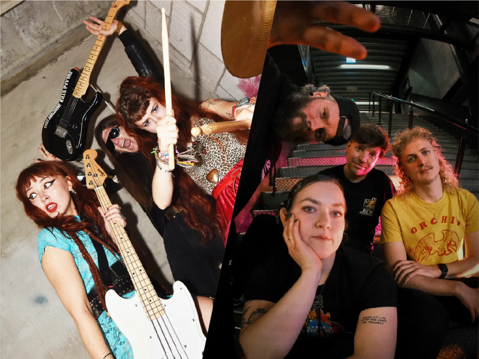 The ETTERS + Dolly Min double bill concert live punk Nobel Leiden
