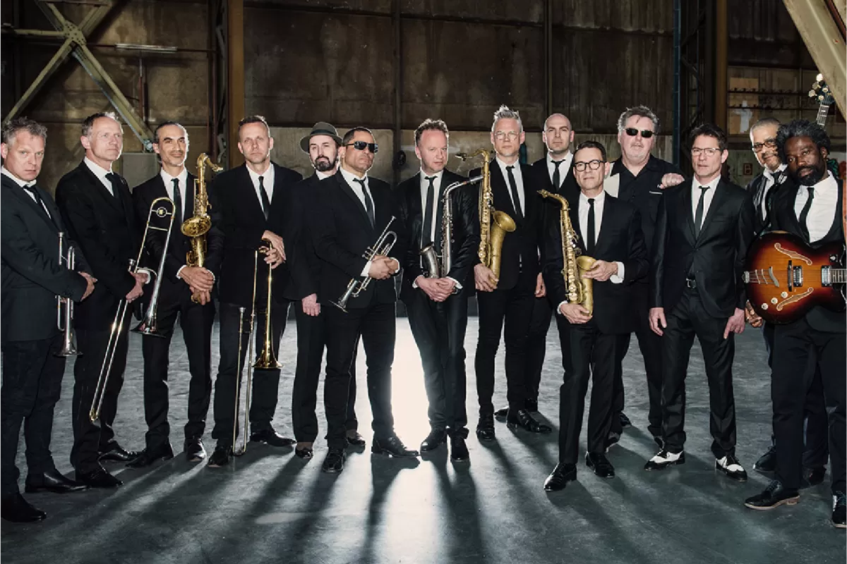 New Cool Collective Big Band concert funk soul jazz Nobel Leiden 