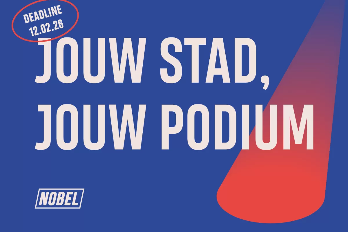 Jouw Stad, Jouw Podium organiseer droomevent Nobel Leiden