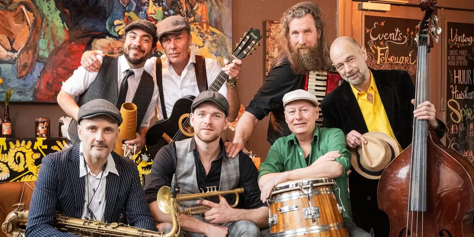 Banda Carumba Spaanse band Catalaans swingen Latin Nobel Leiden