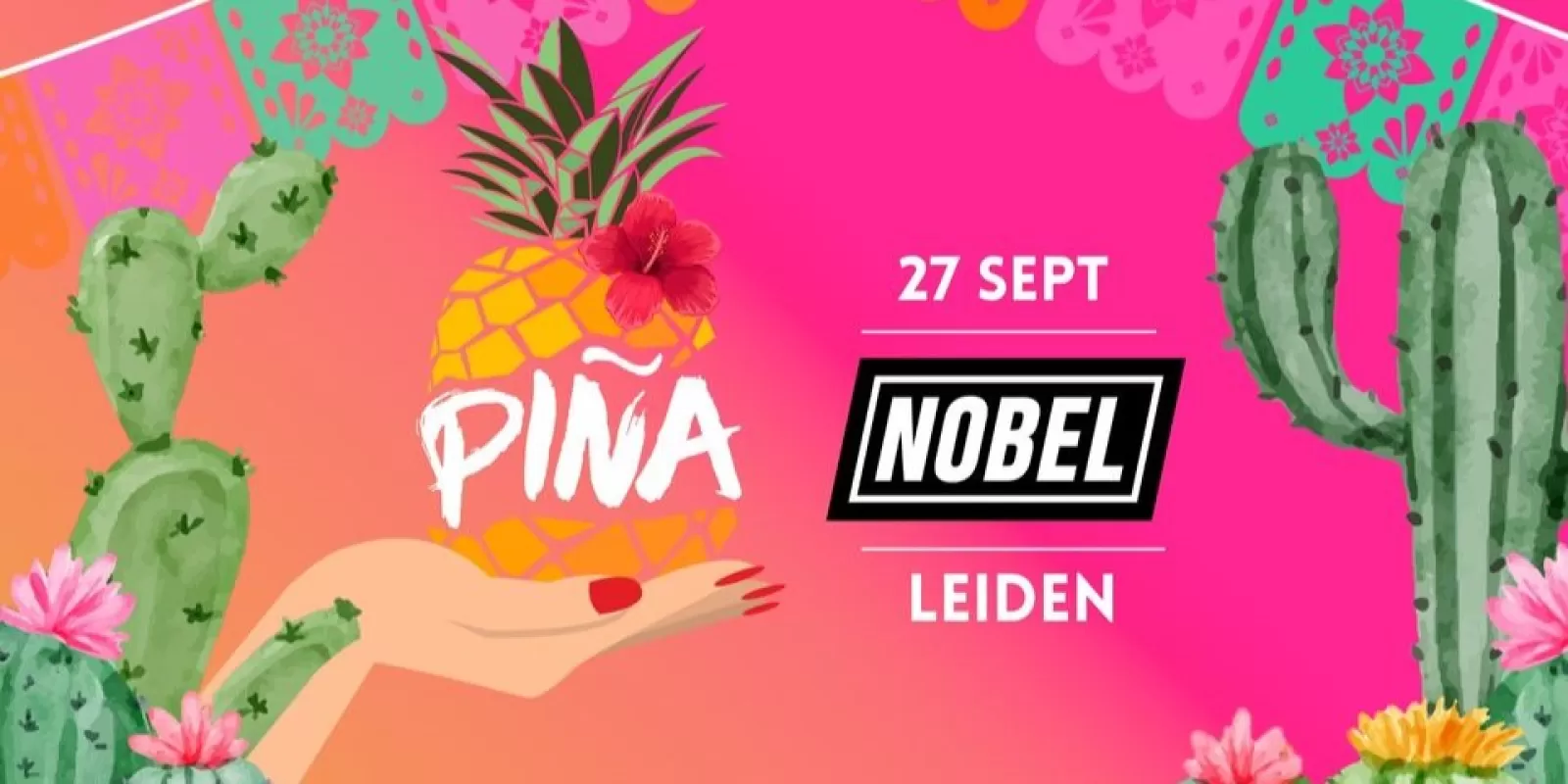 PIÑA reggaeton, latin hits merengue, bachata, dembow, salsa, dancehall Nobel Leiden