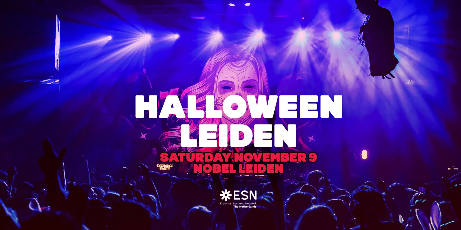 Halloween Leiden Blowing Bubbles exchange students Nobel Leiden clubnacht