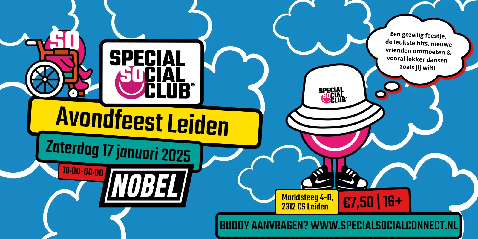 Special Social Club in de Nobel in Leiden