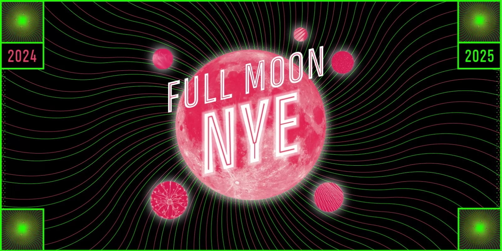 NYE new years eve oud en nieuw full moon party confetti buckets neon beste feest