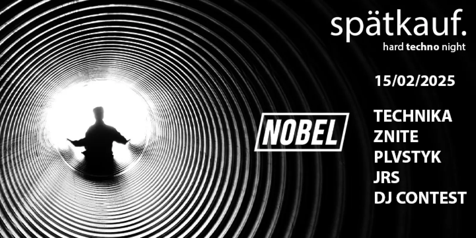 Spatkauf. - Hard Techno in de Nobel Leiden