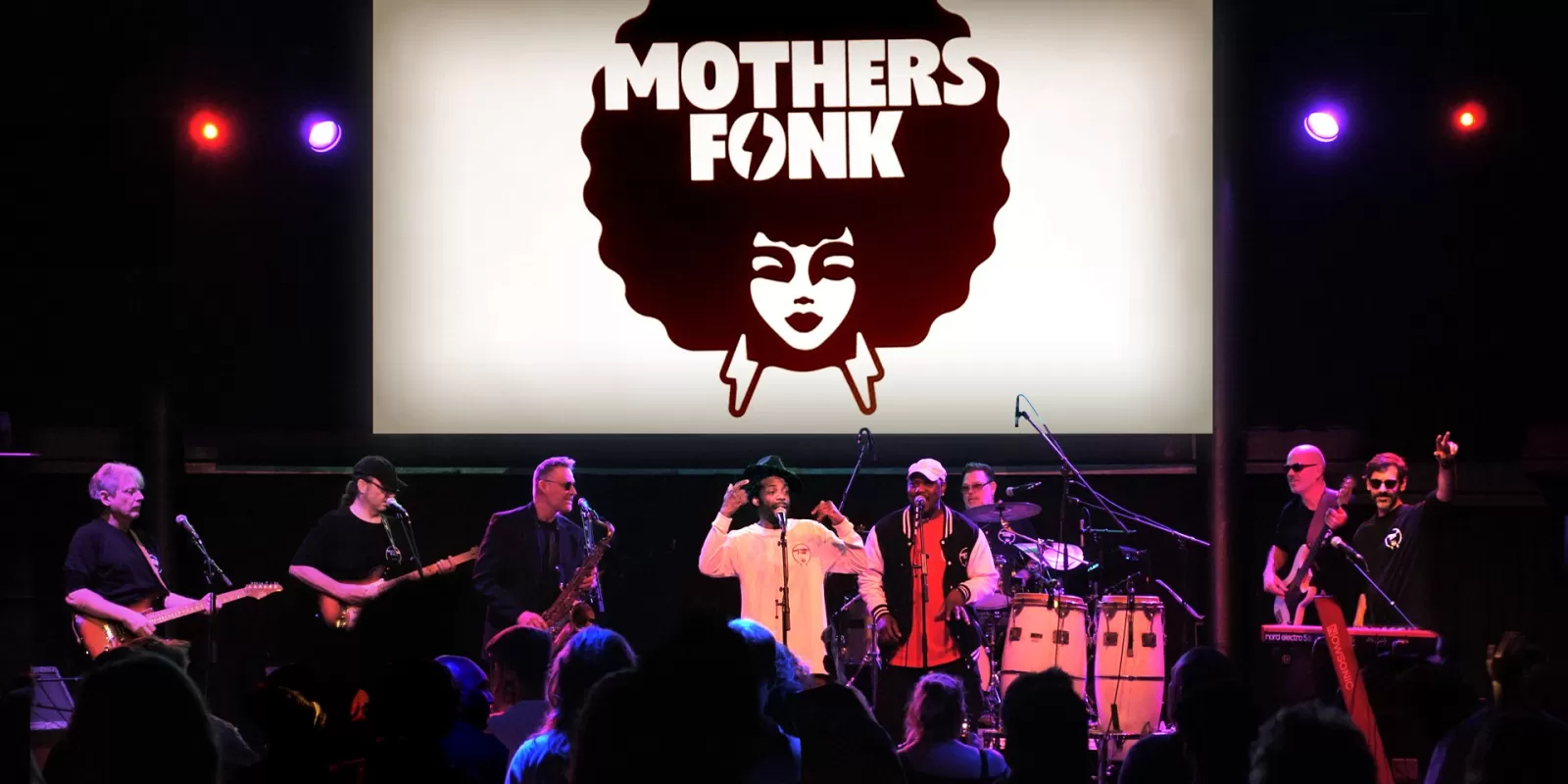 Mothersfonk funk jazz live band Nobel Leiden concert