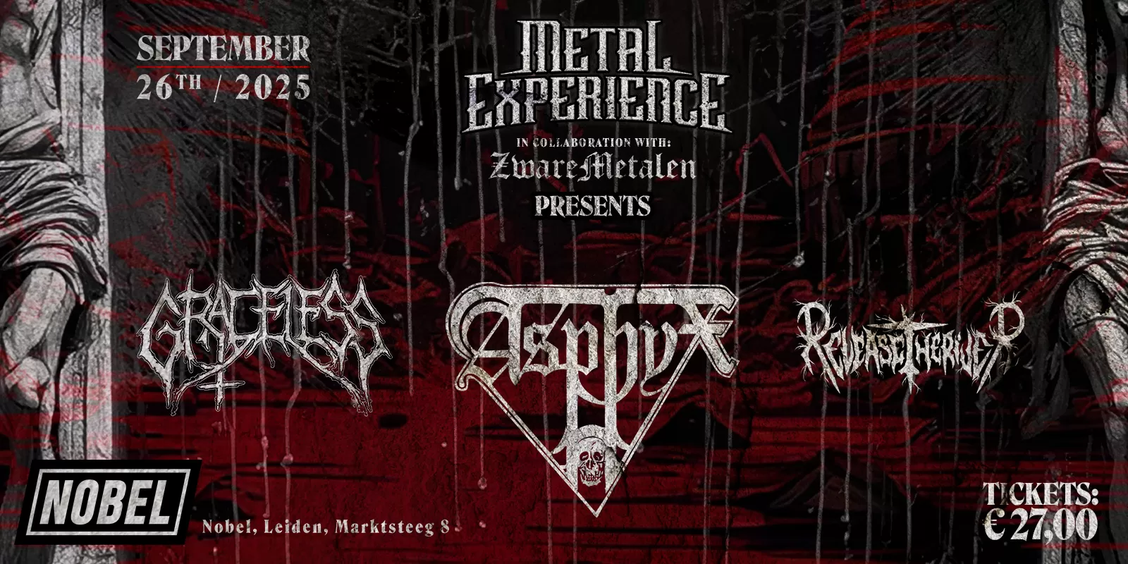 Asphyx Graceless Metal Experience Zware Metalen Release The River heavy music Nobel Leiden