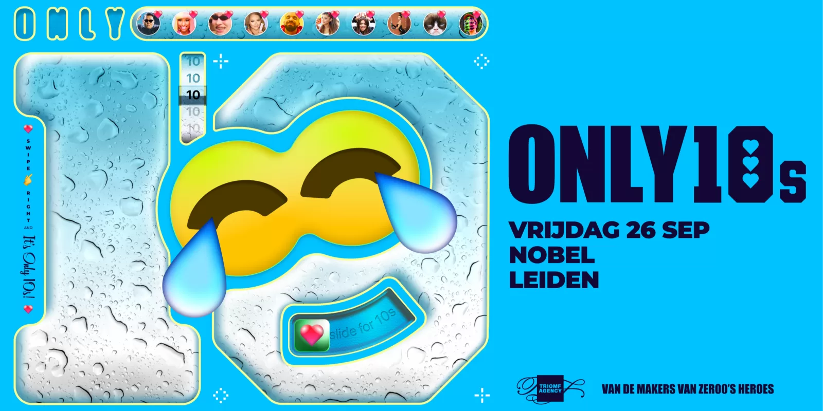 Only 10's hits 2010-2019 uitgaan club Nobel Leiden