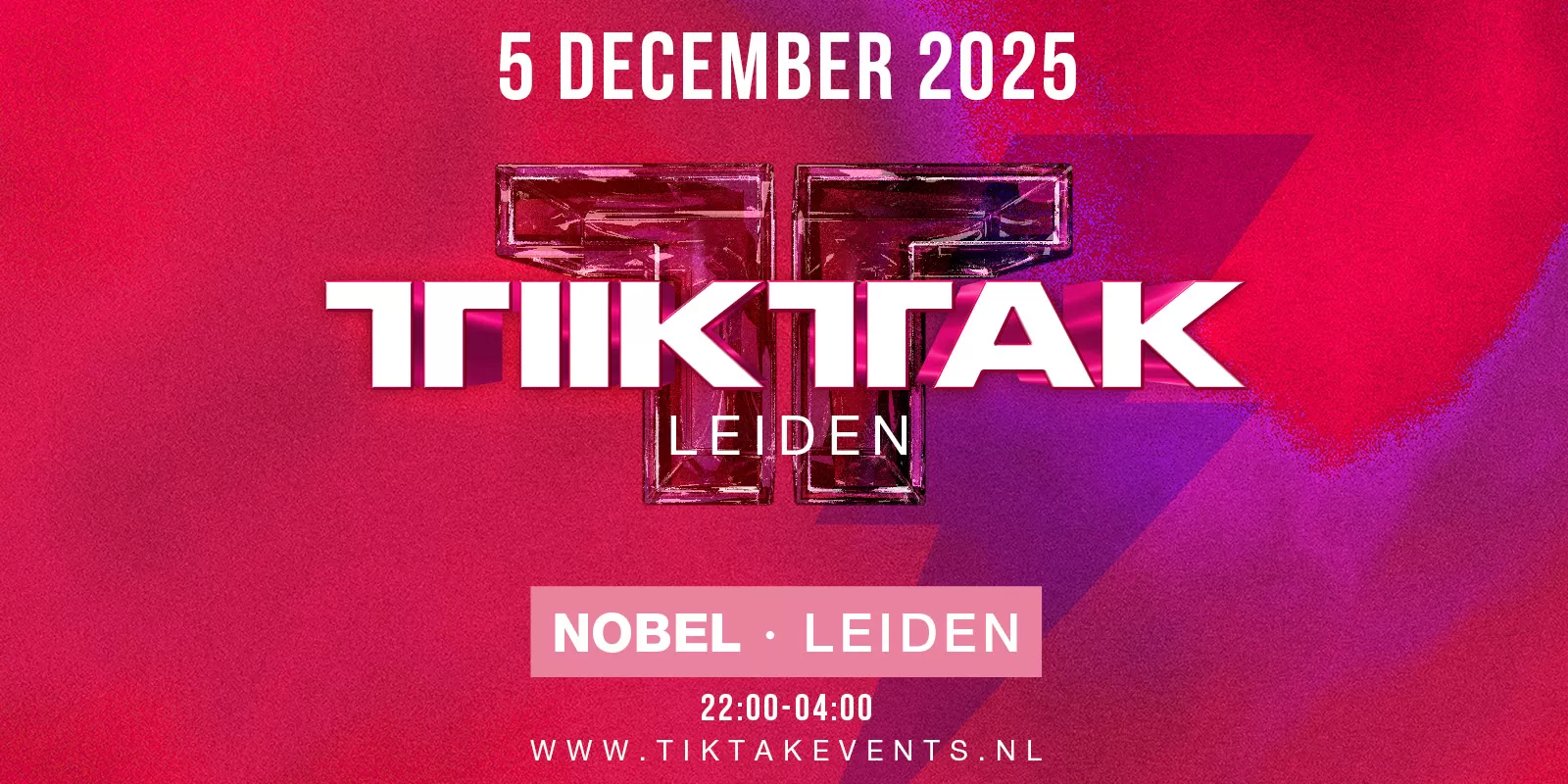 TIKTAK hiphop urban rnb r&b event uitgaan club Nobel Leiden
