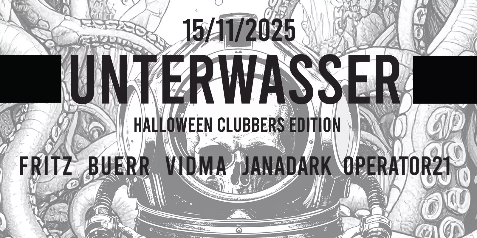 Unterwasser underground techno donker industrieel Nobel Leiden
