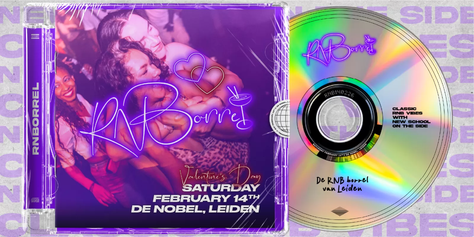 RNBorrel hiphop R&B Valentijns editie Nobel Leiden  