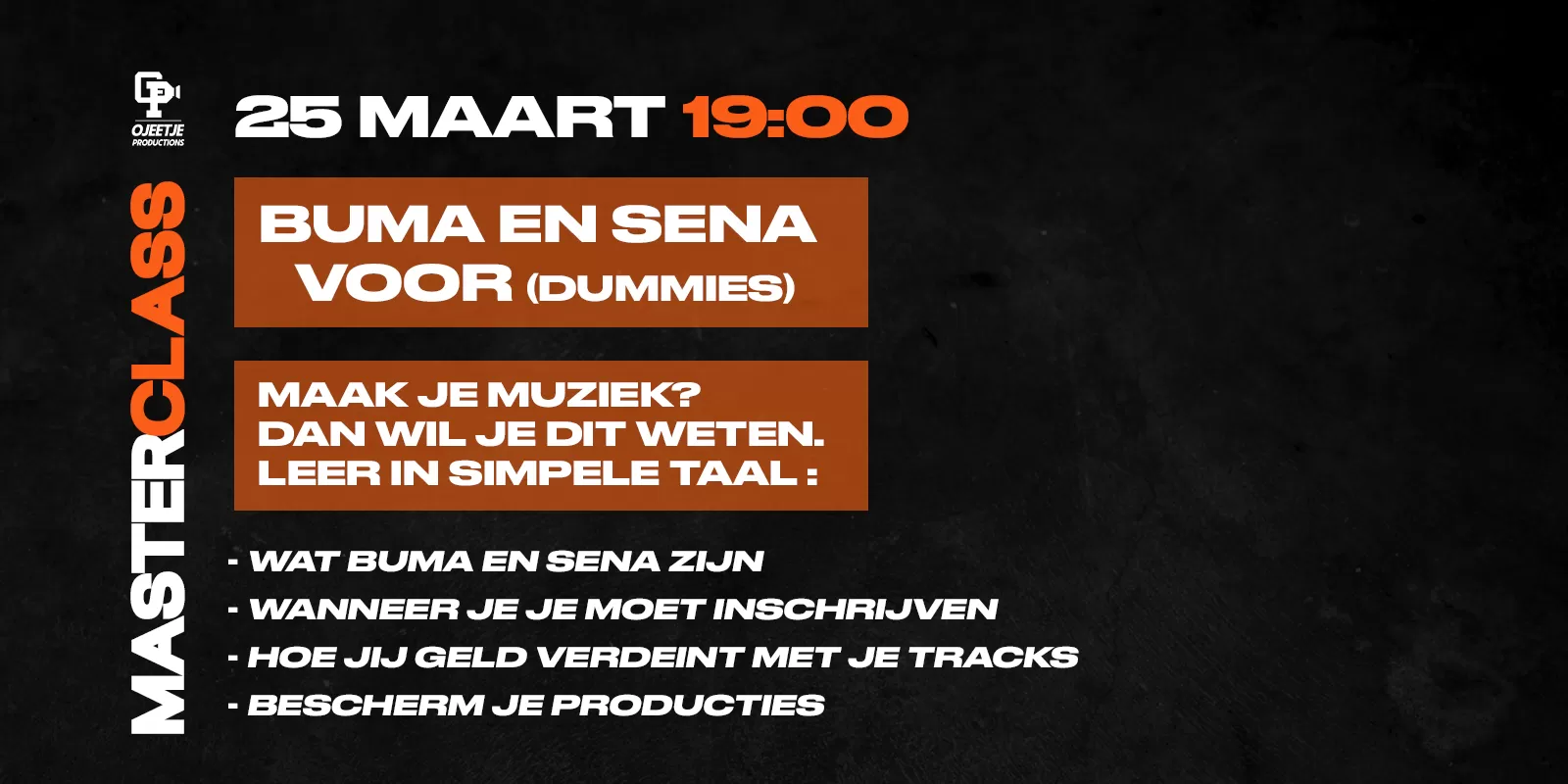 Masterclass Buma Sena 