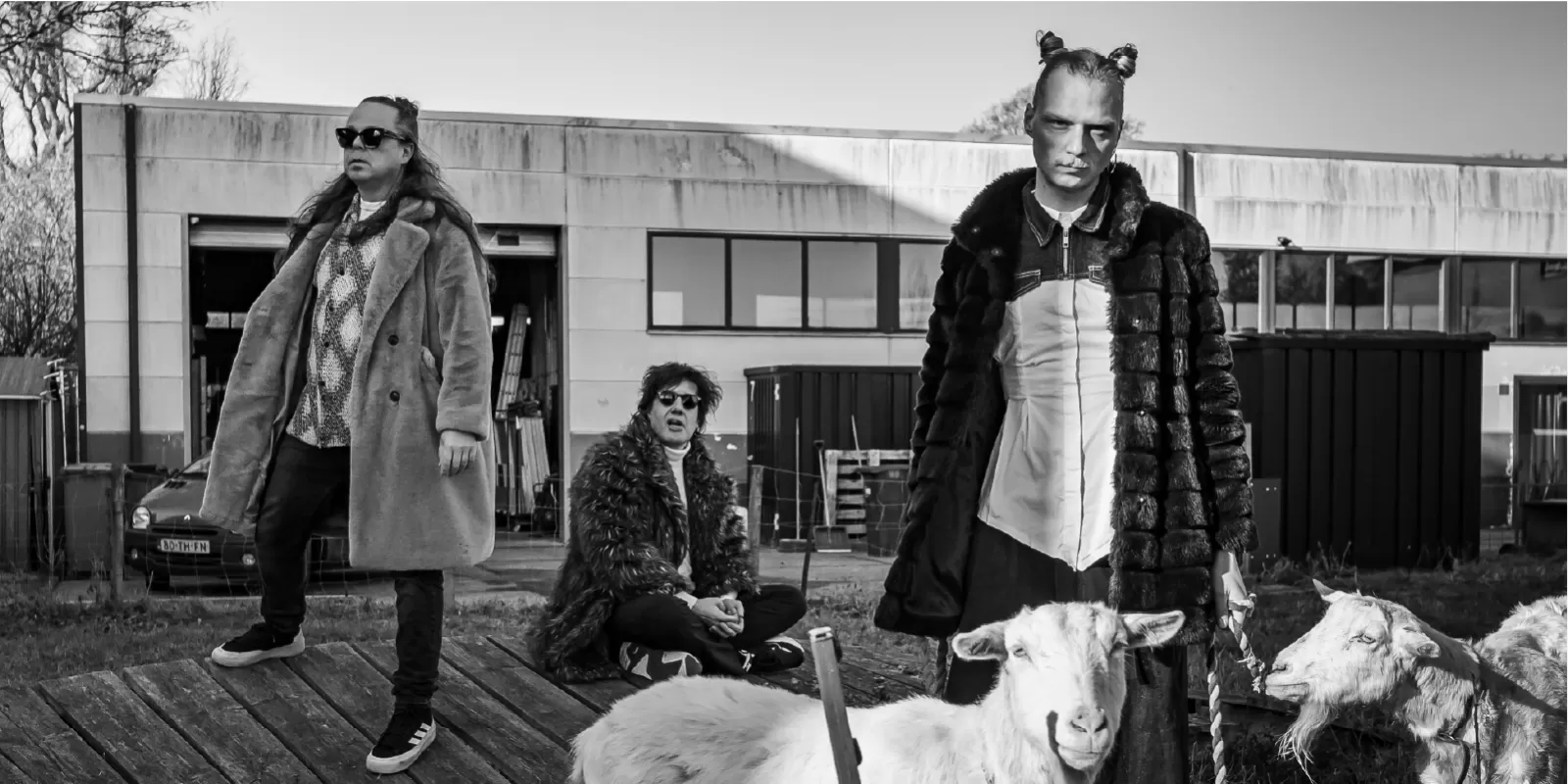 Prins S. en De Geit Kinderboerderij elektro pop live Nobel Leiden