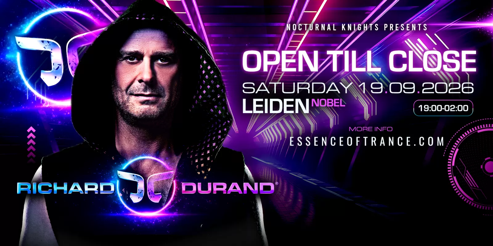 Nocturnal Knights presents Richard Durand in Nobel Leiden