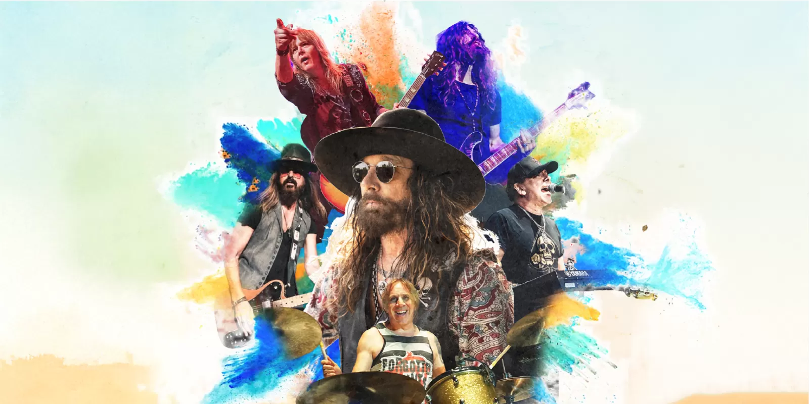 John Corabi Friends Rock Metal Hardrock guitar gitaar drums