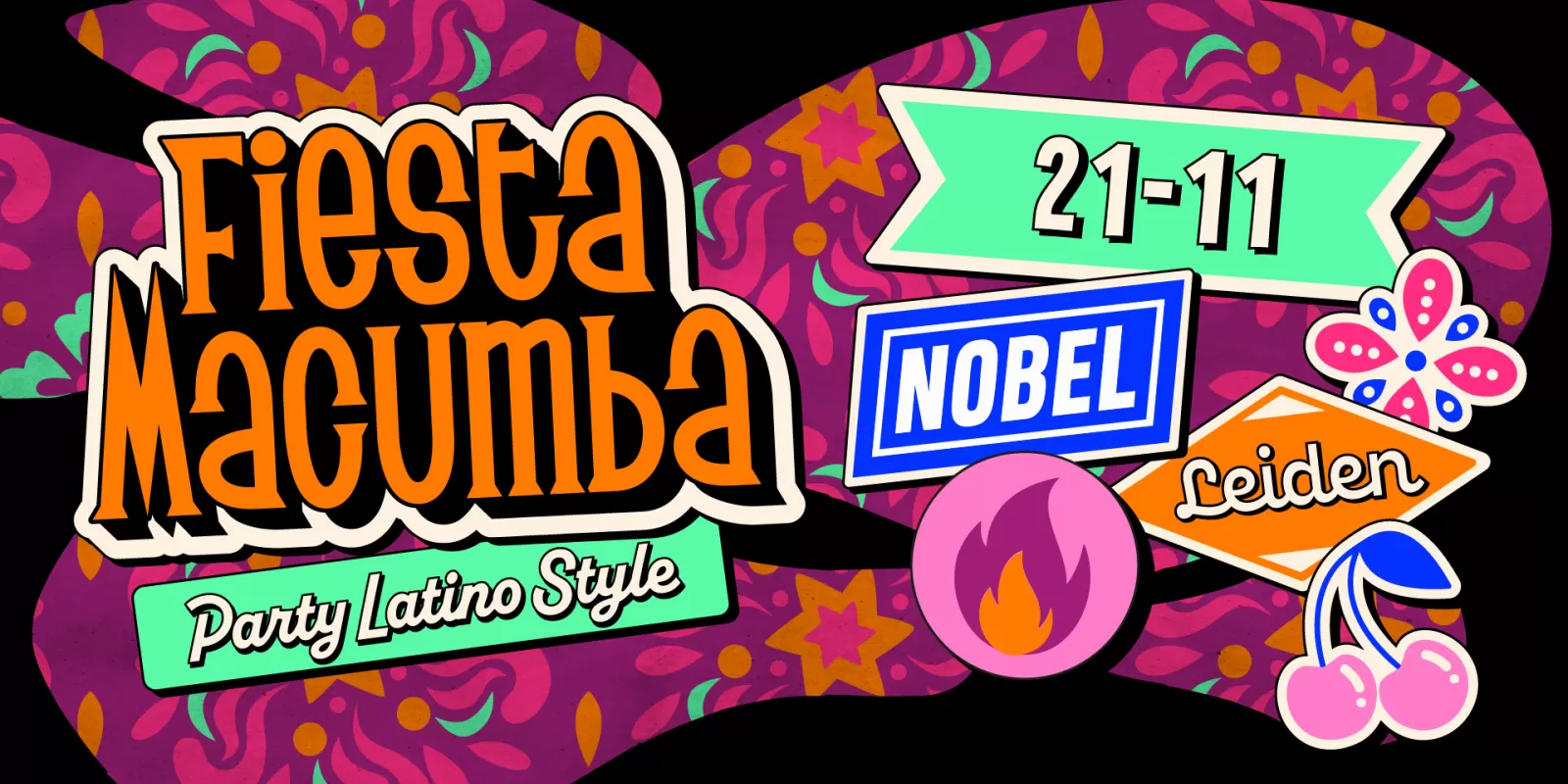Fiesta Macumba R&B Latin Latino feest party urban hiphop club clubbing uitgaan Nobel Leiden