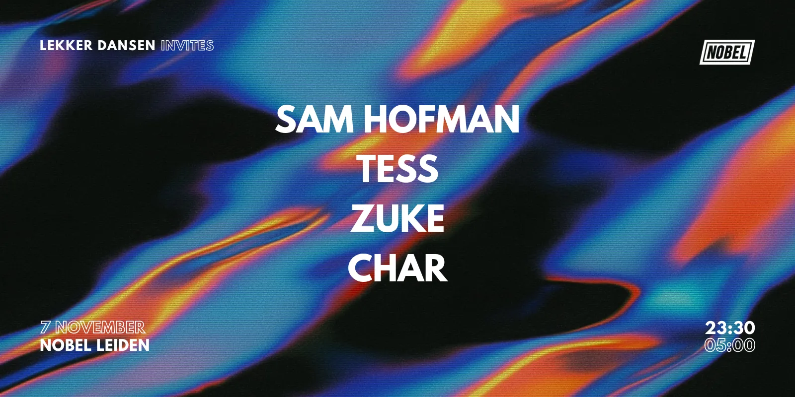 Lekker Dansen Sam Hofman boilerroom house uitgaan club Nobel Leiden